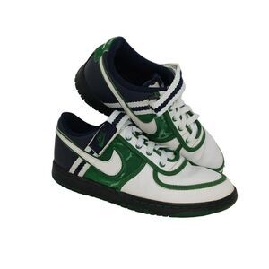 Nike Vandal Boys Pre-owned Green/White/Black Low Top Sneakers - sz. 7Y